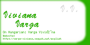 viviana varga business card